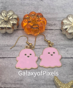 Dangle Cute Ghost Earrings- Halloween, Parties and More