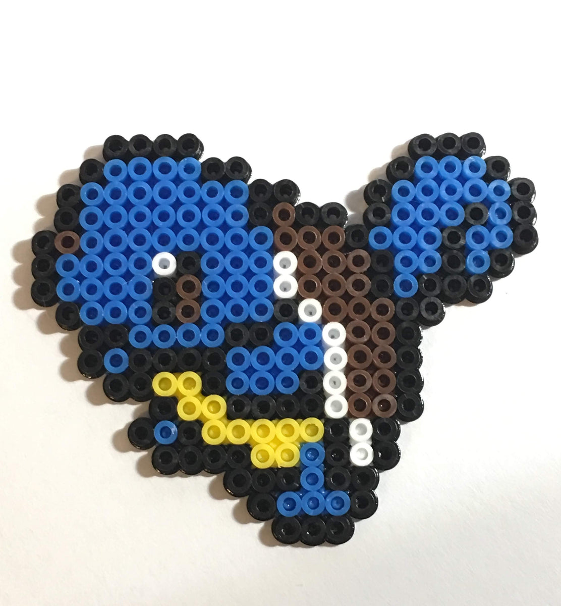 Squirtle - Pokemon Inspired Mini Perler Beads (Choose your finish