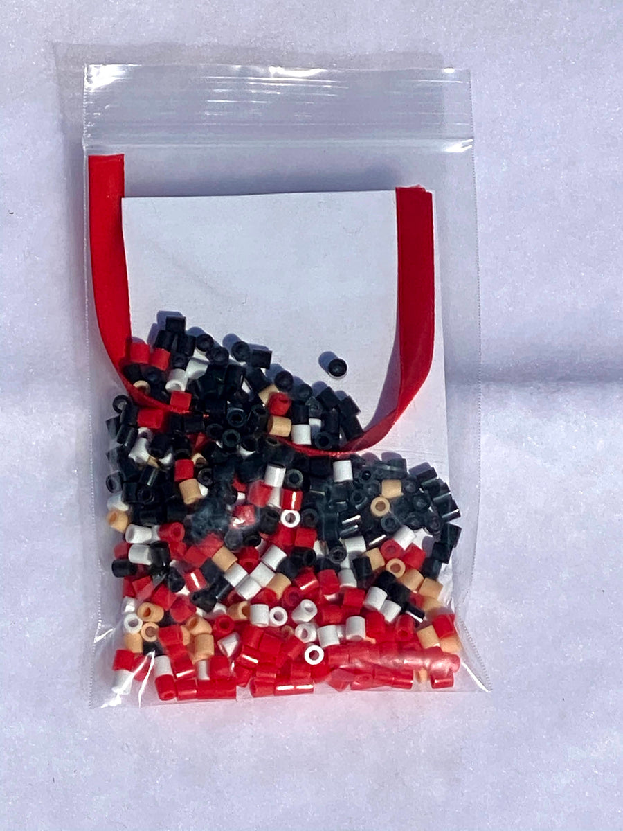 DIY Perler Bead Christmas Ornament Craft Kits, Mario Star, Mushroom, K –  GalaxyofPixels
