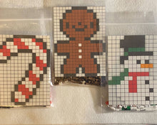 Load image into Gallery viewer, DIY Perler Bead Christmas Ornament Craft Kits, Kids Craft
