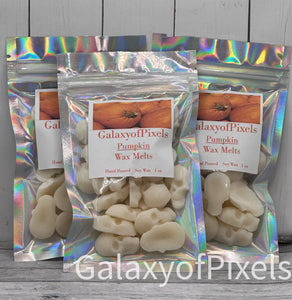 Pumpkin Skeleton Wax Melts- Hand Poured- Handcrafted