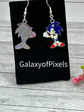 Load image into Gallery viewer, Famous Sonic the Hedgehog Enamel Charm Dangle Earrings
