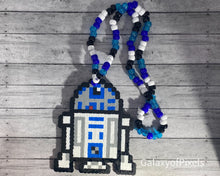 Load image into Gallery viewer, R2 Kandi Perler Necklace, Perler Jewelry, Artkal, Star Wars, Inspired, Disney Kandi
