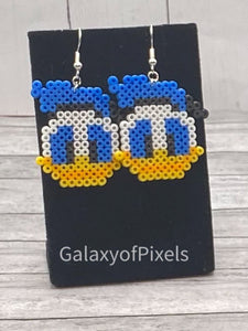 Donald & Daisy Duck Disney Inspired Dangle MIni Bead Earrings/ Jewelry - Gift for Her