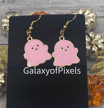 Load image into Gallery viewer, Dangle Cute Ghost Earrings- Halloween, Parties and More
