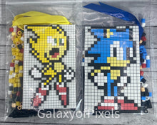 Load image into Gallery viewer, DIY Perler Bead Christmas Ornament Craft Kits, Kids Craft,  Inspired by Sonic and the gang
