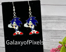 Load image into Gallery viewer, Famous Sonic the Hedgehog Enamel Charm Dangle Earrings

