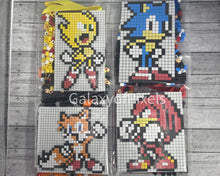 Load image into Gallery viewer, DIY Perler Bead Christmas Ornament Craft Kits, Kids Craft,  Inspired by Sonic and the gang
