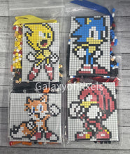 Load image into Gallery viewer, DIY Perler Bead Christmas Ornament Craft Kits, Kids Craft,  Inspired by Sonic and the gang
