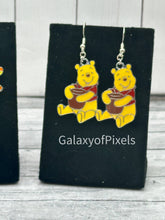 Load image into Gallery viewer, Famous Duo Enamel Charm Dangle Earrings
