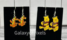 Load image into Gallery viewer, Famous Duo Enamel Charm Dangle Earrings
