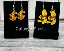 Load image into Gallery viewer, Famous Duo Enamel Charm Dangle Earrings
