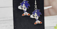Load and play video in Gallery viewer, Famous Sonic the Hedgehog Enamel Charm Dangle Earrings
