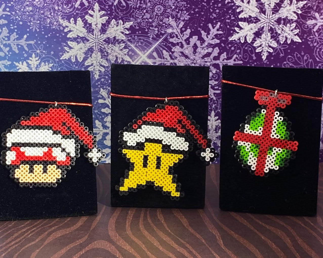 Perler Bead Christmas Ornaments