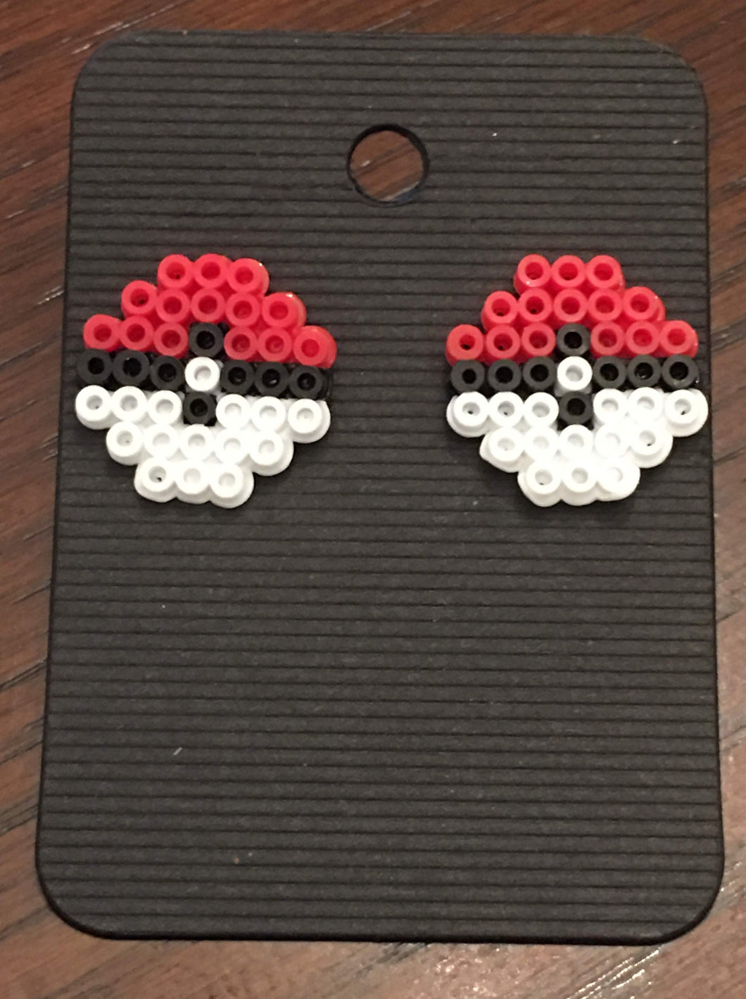 Pokemon Ball Mini Perler Stud Earrings