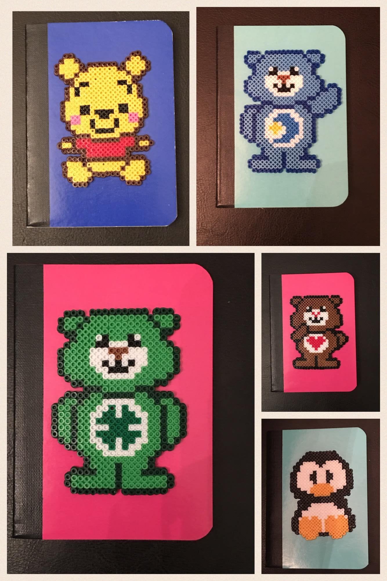 Mini Composition Notebooks with Mini Perler- Artkal Beads- Perfect for –  GalaxyofPixels
