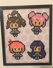 Load image into Gallery viewer, Doki Doki Literature Club! Framed Art or Sprites- Monika, Natsuki, Sayori, Yuri
