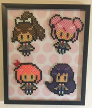 Load image into Gallery viewer, Doki Doki Literature Club! Framed Art or Sprites- Monika, Natsuki, Sayori, Yuri
