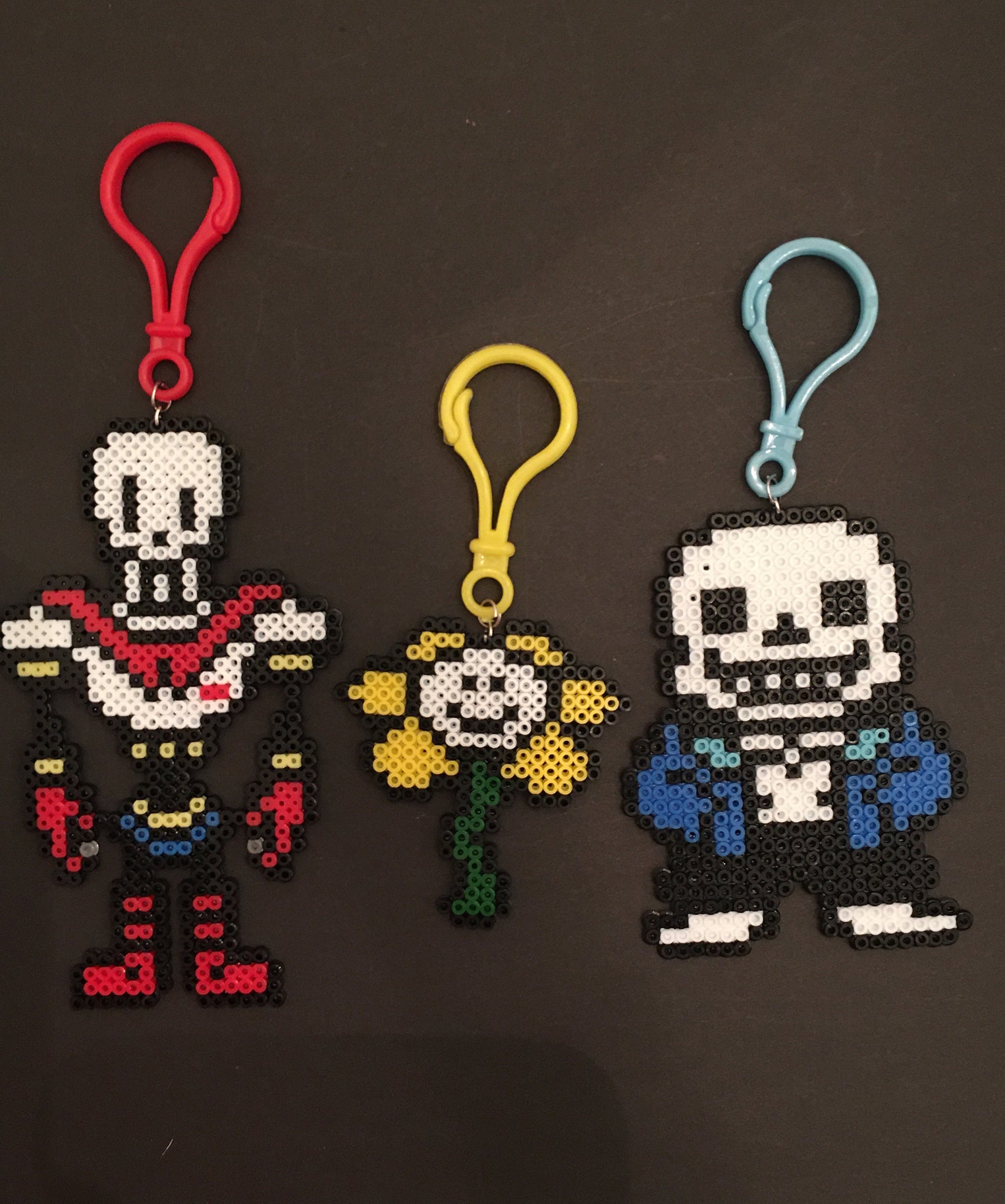 UNDERTALE Characters Made of Iron Beads Sans Papyrus Frisk 