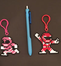 Load image into Gallery viewer, Power Ranger Clips or Magnets- Mini Beads - Perfect for Backpacks, Lockers, Party Favors, Purses, Bags and More
