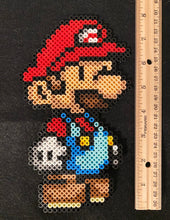 Load image into Gallery viewer, Paper Mario &amp; Luigi Inspired Beaded Sprites- Wall Hangings, Kids Bedroom, Game Bedroom and More
