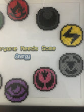 Load image into Gallery viewer, Pokemon Energy Framed Art- Everyone Needs Some Energy Pixel Art Mini
