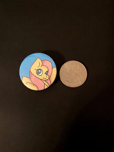 My Little Pony Inspired Digitally Designed Handmade Pins/Pinbacks