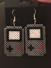 Load image into Gallery viewer, Gameboy &amp; Controller Inspired Mini Perler/Artkal Bead Dangle Earrings
