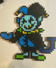 Load image into Gallery viewer, Jevil Deltarune Inspired Beaded Sprite- Wall Hangings, Kids Bedroom, Game Bedroom and More
