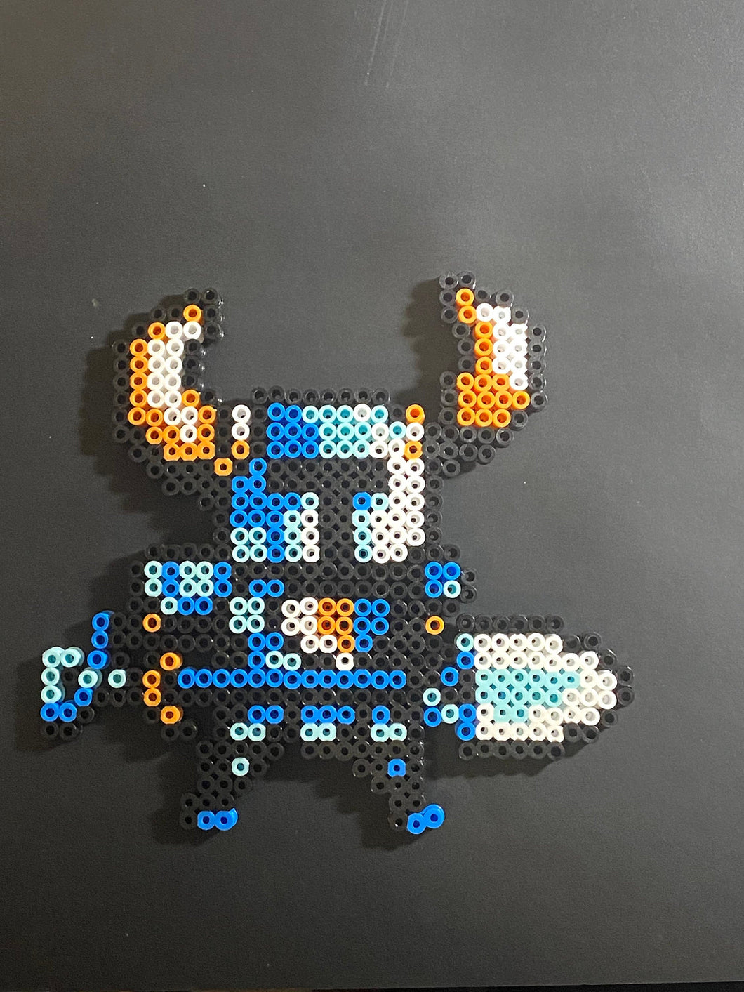Shovel Knight Inspired Beaded Sprite- Wall Hangings, Kids Bedroom, Game Bedroom and More