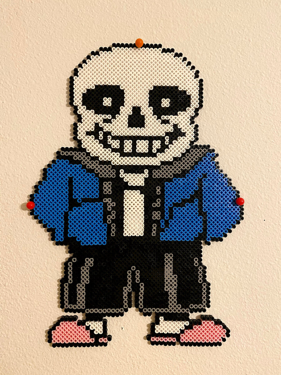 Large Sans Undertale Inspired Beaded Sprite- Wall Hangings – GalaxyofPixels