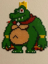 Load image into Gallery viewer, King K.Rool Perler Inspired Sprites, Donkey Kong, Wall Hangings, Kids Bedroom, Gaming, Gift for him, 8-bit, Video Game, Game Decor, Nintendo
