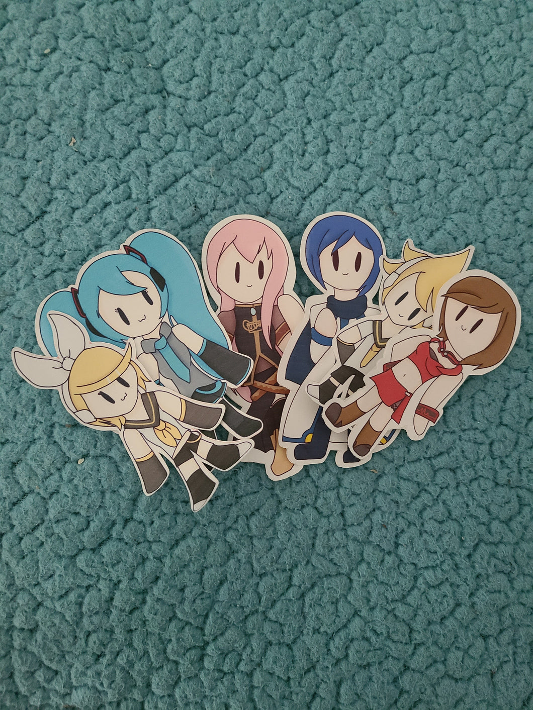 Vocaloid Stickers-Miku, Rin, Len, Luka, KAITO, MEIKO- Original