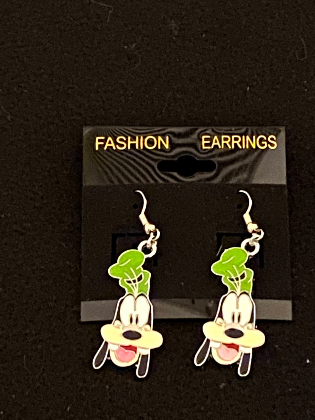 Stitch alien  or Goofy Enamel Charm Dangle Earrings