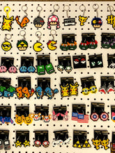 Load image into Gallery viewer, 115+ Geeky Fun Movie/Game Inspired Earrings, Keychains &amp; Clips- Mini Perler/ Artkal beads
