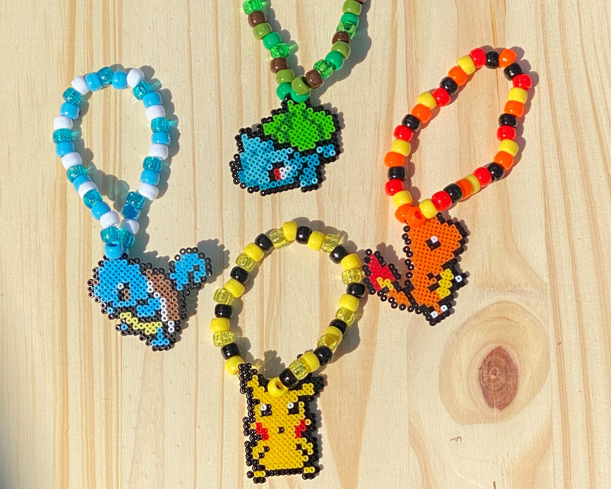 4 Pokemon Kandi Bracelets, Perler Jewelry, Artkal, Kandi, Rave Jewelry,  Festival Jewelry, Pokemon Party, Kandi Beads, Perler Art – GalaxyofPixels