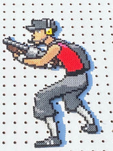 Load image into Gallery viewer, Scout and Soldier Inspired TF2 Perler Bead Sprites, - Wall Hangings, Magnets, Game Room, Perler Bead Art, PC Gaming, Video Games, Gamer Gift
