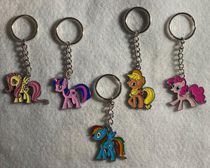 Pony Enamel Charm Keychains