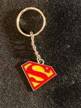 Load image into Gallery viewer, Superhero Enamel Charm Keychains
