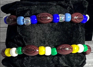 Football, Basketball, Baseball & Soccer Bracelets - Choose your Colors and Show your team spirit!