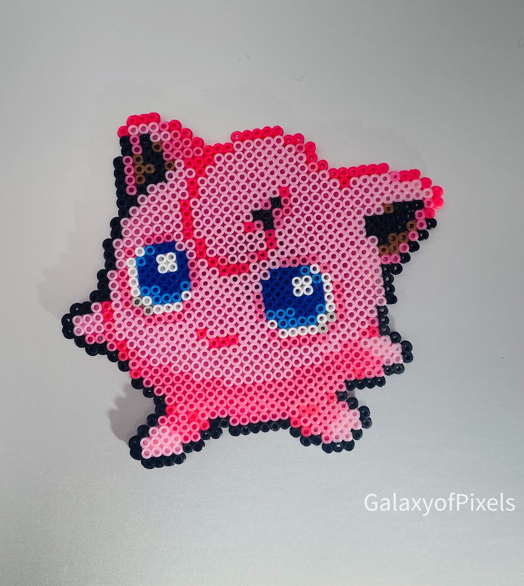 Togepi & Jigglypuff Magnets, Cartoon Perler, Refrigerator - Perfect for Backpacks, Lockers, Party Favors, Bags, Back to School